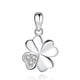 thumbnail image 3 of Collar de plata de ley S999 de Jetson Jewelry, colgante de trébol de cuatro hojas para mujer, joyería de moda, regalo de San Valentín, 3 of 5
