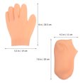 thumbnail image 2 of WRISTBIQUE 1Set Reusable Hand and Socks in Light Yellow for Daily Use, 2 of 6