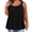 Black, variant on Plus Size Casual Camisole for Women Loose Crew Neck Short Sleeve Blouse with Pockets Flowy Sheer Top Summer Beach Vacation Party, Red 4XL