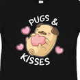 thumbnail image 4 of Inktastic Valentines Day Pugs and Kisses with Pink Hearts Boys or Girls Toddler T-Shirt, 4 of 5