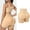 Khaki, variant on TIANZEN Body For Women Lifting Shapewear Panties With Hook Zipper Closure Summer Waist Trainer That Covers Whole Abdomen Full Cover Girdle Sweat Waist Trainer for Women plus Size