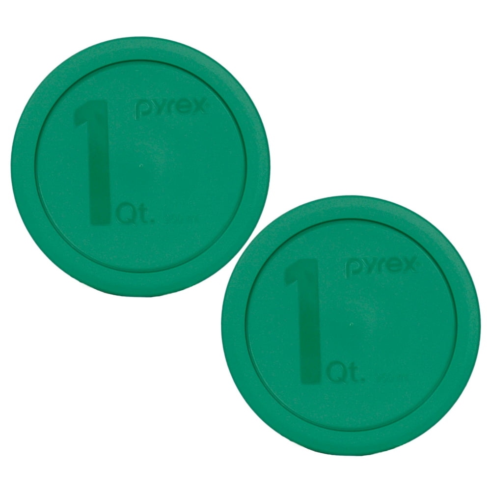 Pyrex Replacement Lid 322PC Green Plastic Round Cover (2pack) for
