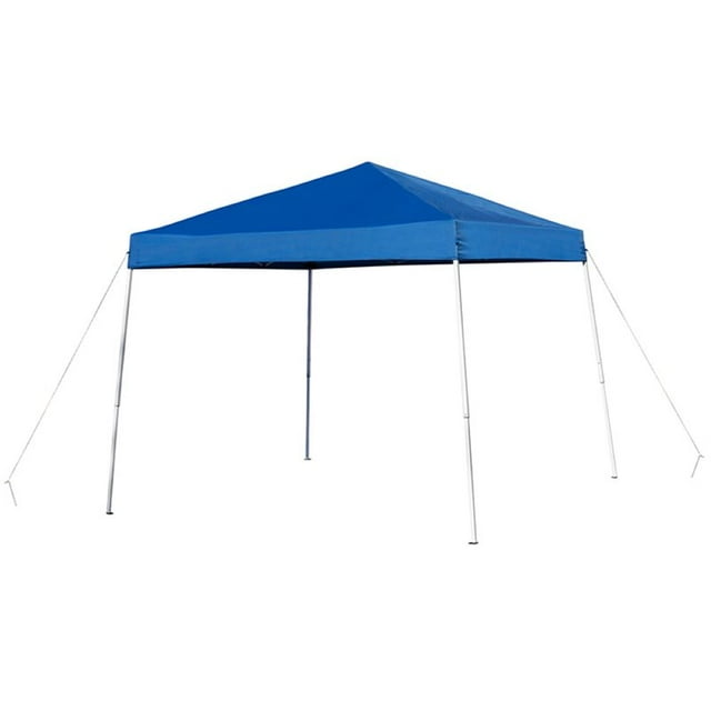 Flash Furniture Tente de Réception Extérieure Carrée de 8 Pieds avec Sac de Transport Bleu