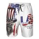 thumbnail image 3 of Fotbe Patriotic Skull Art Trajes de Baño Estampados para Hombre, Shorts de Verano de Secado Rápido, Ropa de Playa, Bañadores-Small, 3 of 6