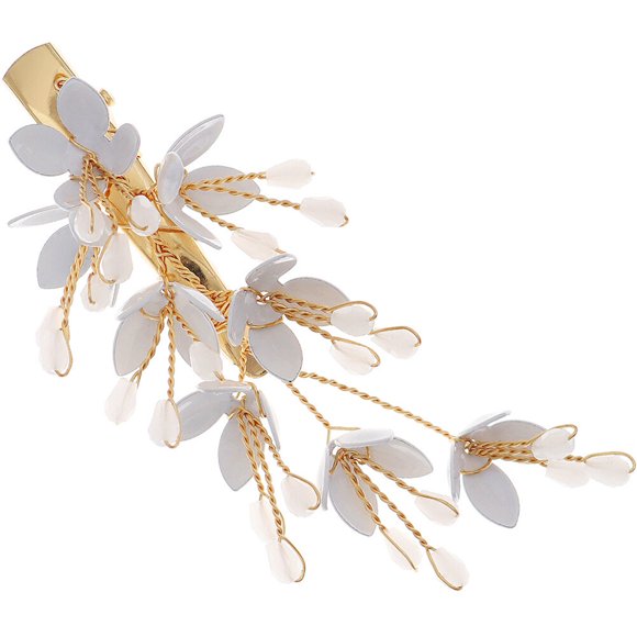 KAKOWELY Pinza para el pelo con flores para novia, horquilla para el pelo para mujer, accesorios para el pelo para niña
