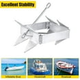 thumbnail image 4 of WAASOSCON Anchor-Man Boat Slide Box Anchors, 100% Hot Dipped Galvanized Foldable Sliding Cube Anchor Suitable for 23" to 32" Offshore Sport Boats, Pontoon Boats (19 lbs), 4 of 9