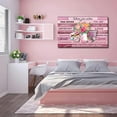thumbnail image 6 of Framed Floral Canvas Wall Art Women Pink lnspirational Quotes flowers Pictures Office Wall Decor Rustic Paintings Prints Artwork Modern Poster Home for Living Room Bathroo 12x16inch (30x40cm)), 6 of 6