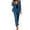 Blue, variant on Mifelio Blazers for Women, Women Office Solid Set Hip Hop Coat Fashion Two Piece Suit Casual Long Sleeve Outwear Cardigan Coats for Women Black L