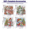 thumbnail image 3 of Art Craft Kit Mnsiet, paquete de 4 muñecos de nieve navideños, 30 x 40 cm, 3 of 7