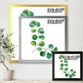 thumbnail image 4 of Designart 'Green Eucalyptus Plant Branches II' Traditional Framed Art Print, 4 of 4