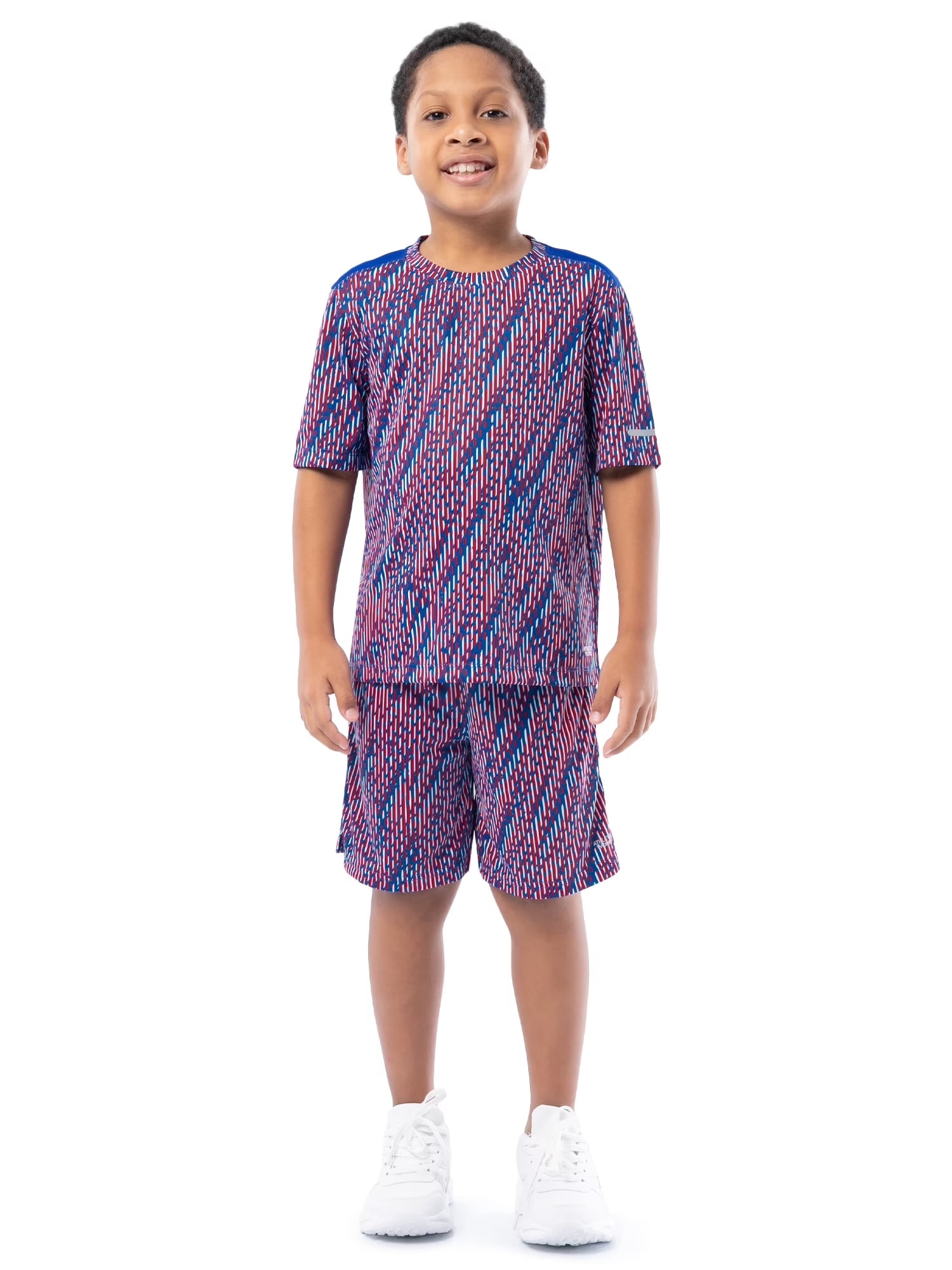 Athletic Works Boys Short Sleeve Core Performance T-Shirt, Sizes 4-18 & Husky