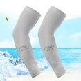 thumbnail image 4 of 2 unids/set cubierta de brazo de escalada transpirable Unisex elástico hielo fresco para deportes al aire libre Likrtyny Para Estrenar, 4 of 8
