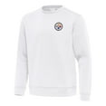 thumbnail image 2 of Men's Antigua White Pittsburgh Steelers Relevant Lightweight Pullover Sweatshirt, 2 of 3