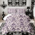 thumbnail image 2 of Manfei Hippie Damask Twin Quilt Set 2 Pieces,Exotic Style Twin Coverlet Set,1 Bedspread and 1 Pillowcase, 2 of 7