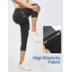 thumbnail image 3 of Capri Jeggings Ewedoos de mezclilla elástica de cintura alta, gris, para mujer, 3 of 6