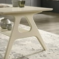 thumbnail image 4 of Roundhill Furniture 3-Piece Coffee Table Set, Coffee Table and Two End Tables, Off-White Finish, 4 of 13