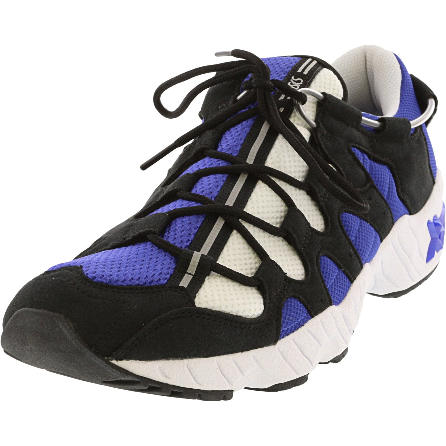 Asics Tiger Men s Gel Mai Blue Black Ankle High Mesh Sneaker 11.5M Walmart