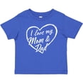 thumbnail image 3 of Inktastic I Love My Mom and Dad in White Chalk Heart Boys or Girls Baby T-Shirt, 3 of 5