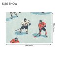 thumbnail image 4 of Yayeee Bath Rug for Bathroom Floor Non Slip Rectangle Fluffy Soft Absorbent Mat, 16"x24", Ice Play, 4 of 7