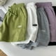 thumbnail image 2 of Pantalones cortos deportivos casuales ajustados de cintura alta para mujer, nueva versión coreana de pierna ancha suelta con cordón, 2 of 6