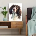thumbnail image 5 of English Springer Spaniel Watercolor Portrait Canvas Wall Art, Pet Decor for Living Room Bedroom Office Entryway Coffee Shop Home, 5 of 8