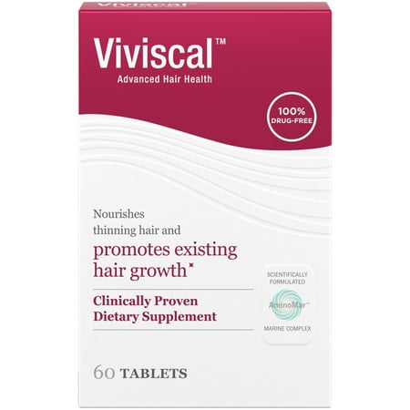 Chelation Supplement - Viviscal Promotes Hair Growth Clinically Proven Dietary Supplement - 60ct