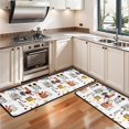 thumbnail image 3 of Kitchen Rugs Sets Of 2,White Chicken Farm Pattern Anti Fatigue Kitchen Mat Rugs Non Slip Washable,Decorative Kitchen Floor Mats for Kitchen,Sink,Laundry,17"x47"+17"x47", 3 of 5