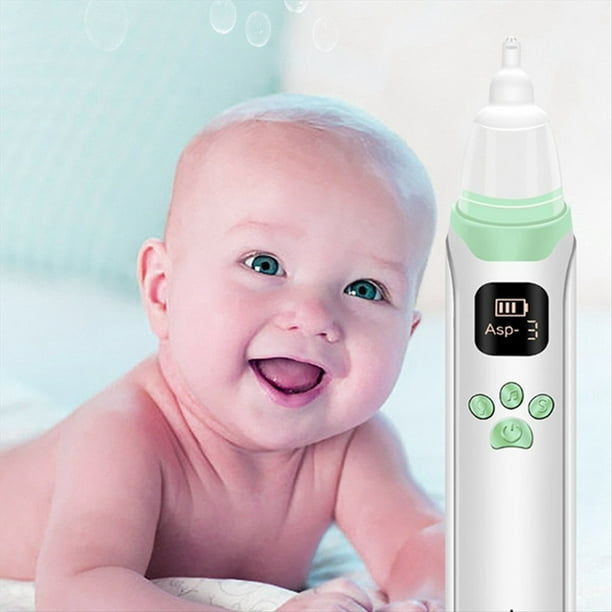 Aspirador Nasal para Bebés y Niños Pequeños Herramienta de Limpieza de Nasal para Bebés Recién Nacidos y Niños