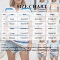 thumbnail image 3 of Wensltd Women Short Sleeve Tops Striped Print V Neck Button Closure Lightweight Soft Daily Wear Outdoor Comfort Relaxed Fit, 3 of 8