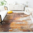 thumbnail image 2 of SAFAVIEH Vintage Persian Soren Abstract Polyester Area Rug, Rust/Gold, 9' x 12', 2 of 8