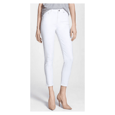 Citizens of Humanity Rocket Crop High Rise Skinny Jeans,Optic White,Size 29,$178