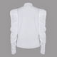 thumbnail image 3 of Blusas Prolriy para mujer, blusas elegantes informales con mangas abullonadas y cuello de oficina, blusas elegantes blancas para mujer, blusas de manga larga para mujer, blusas blancas para mujer L, 3 of 8
