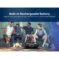 thumbnail image 4 of Emerson EDSP-5001 Triad Grip XL Portable Bluetooth LED Party Speaker with Powerful Bass, Colorful Light Show, Built-in Rechargeable Battery, Dual Speaker Drivers, and Wireless Stereo Pairing, 4 of 12