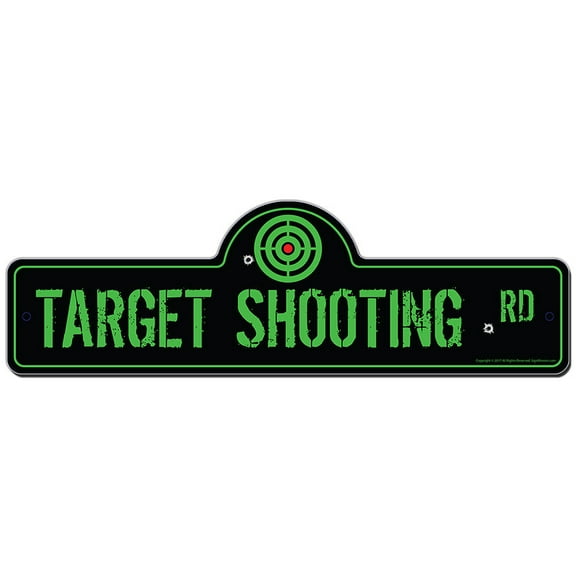 SignMission P-618 Target Shooting Target Shooting Street Sign