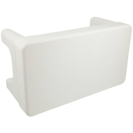 Beaupretty Bathroom Footstool Toilet Step Stool PP White Anti-slip 1Pack