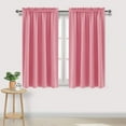 thumbnail image 3 of Yhmxh Cortinas aislantes térmicas de bajo consumo energético para dormitorio y cocina. Cortinas de seda de color liso de estilo escandinavo., 3 of 5