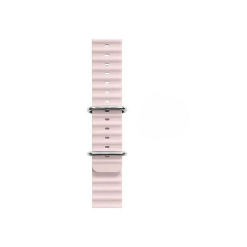 Correa silicona ocean Watch para smartwatch 38/40mm color rosa vintage para apple watch