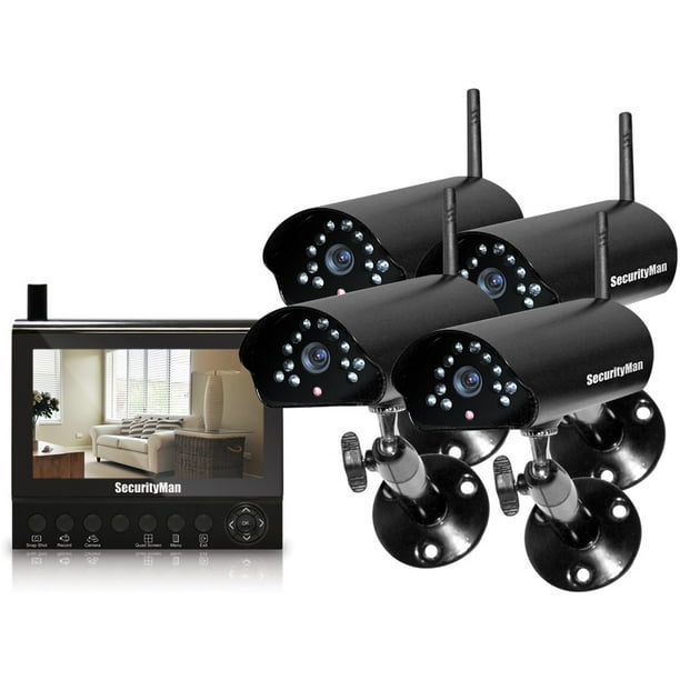 4Channel Digital Wireless Security System