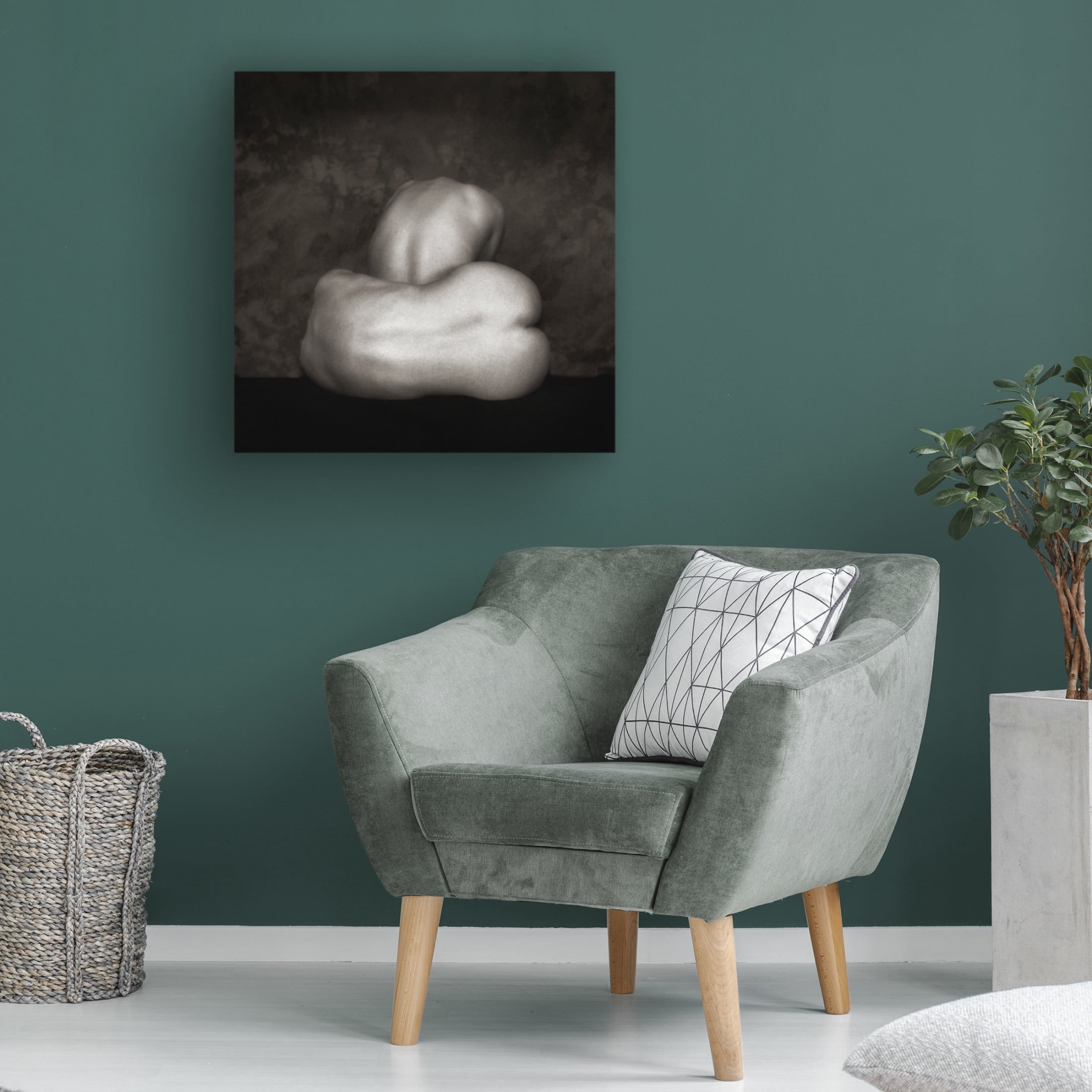 Canvas Wall Art - Jan Donckers 'Two Beamng Lonely' Wall Art for Living Room, Bedroom, or Office Décor by Trademark Fine Art - 18 x 18 Inches
