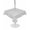 Grey, variant on Outdoor Tablecloth with Umbrella Hole for Patio/Picnic/Party/Camping, Black Striped Waterproof Table Cloth Rectangle Table Cover Washable, Retro Wave Lines Texture Simple (60"x 102")
