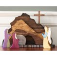 thumbnail image 4 of Handmade Wooden Empty Tomb Easter Scene Decor - Religious Resurrection Cross Display for Home & Office - Christian Tabletop Decoration for Easter 2025 - Unique Jesus Nativity Scene Gift, 4 of 9