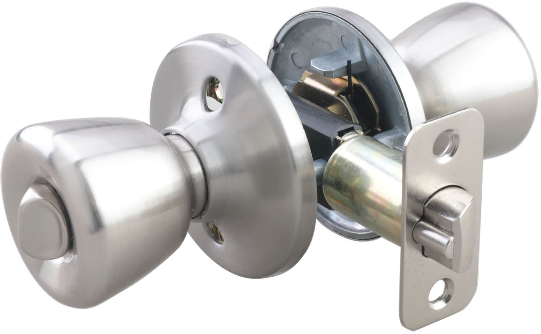 Miseno MLK1010SC Buchanan Tulip Single Cylinder Keyed Entry Door Knob Set - Chrome