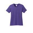thumbnail image 5 of Port & Company Ladies Core Cotton Tee-L (Purple), 5 of 6