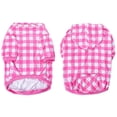 thumbnail image 4 of Pet Dog Supplies, Pink Xxl Buffalo Plaid Dog Hoodie, Fleece Lined Dog Sweatshirt for Small Medium Large Dogs, Cozy Cold Weather Dog Pullover Sweater, Thickened Warm Casual, 4 of 8
