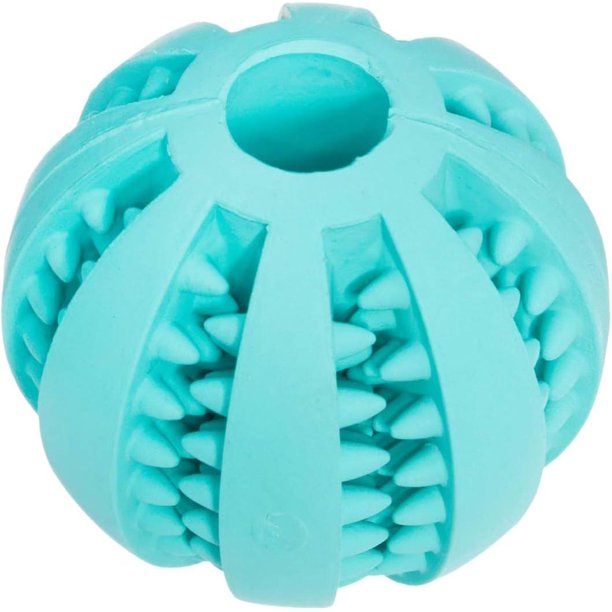 Juguete de caucho natural para perros Rojo Verde Fun Mint Baseball 7 cm