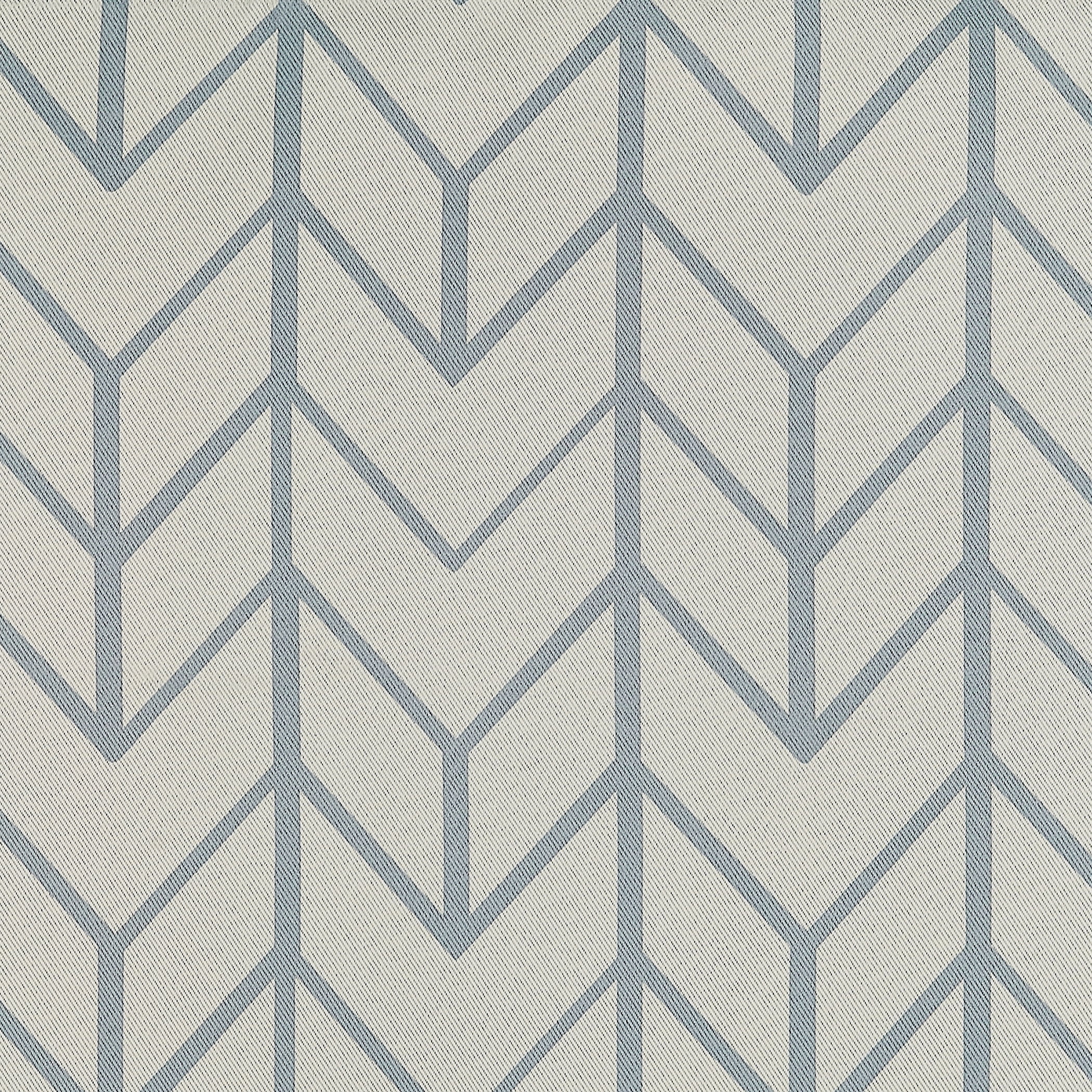 Sun Zero Kenwood Chevron Blackout Grommet Curtain Panel, 40" X 95", Stone Gray