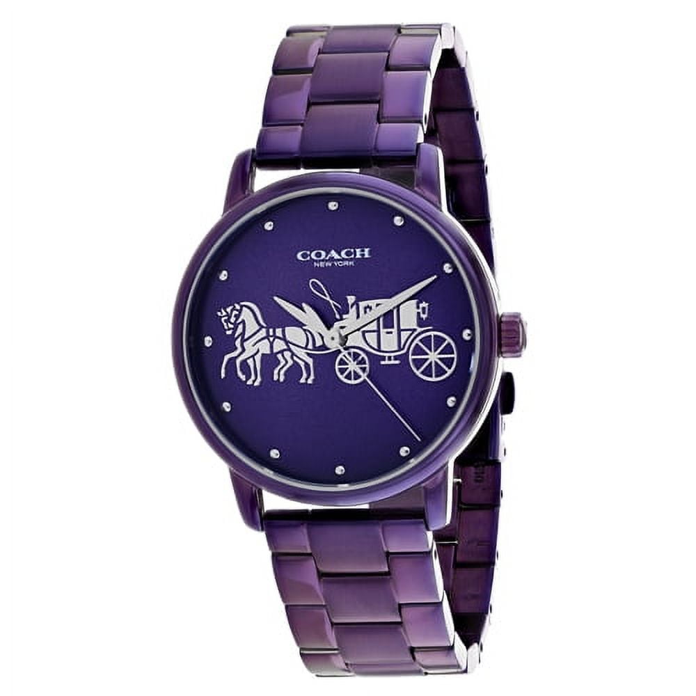 Coach Women's 34mm Boyfriend Watch, Silver Dial, Pink Coach Women's 34mm Boyfriend Watch, Silver Dial, Pink