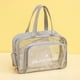 thumbnail image 1 of Ganfancp Bolsa Transparente de Pvc para Lavado En Seco Bolsa para Cosméticos Bolsa de Playa de Gran Capacidad Artículos En Liquidación 1 X Kit de Separación En Seco y Húmedo, 1 of 7