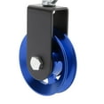 thumbnail image 2 of serony Poulie à Roulement en Alliage d'Aluminium Rainure de Roue Rotation Charge Câble de Levage DIY pour Câble de Levage Entraînement Gym Roue de Force Bleu, 2 of 7