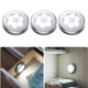 thumbnail image 3 of 3 piezas 6 LED Sensor de movimiento luces inalámbrico luz nocturna para Luz blanca plateada Zulema Luz nocturna con sensor de movimiento, 3 of 8